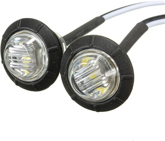 صورة أضواء LED ابيض للمقطورة