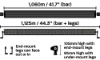 صورة لايت بار 42انش HARDKORR