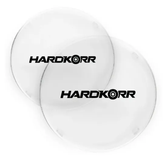 صورة غطاء كشاف 9 انش هاردكور أبيض شفاف