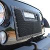 صورة شبك أمامي ستانلس ستيل جيب رانجلر JK مع لايت LED
